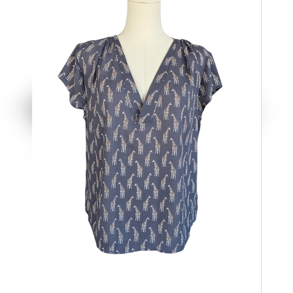 H&M Giraffe Print Top